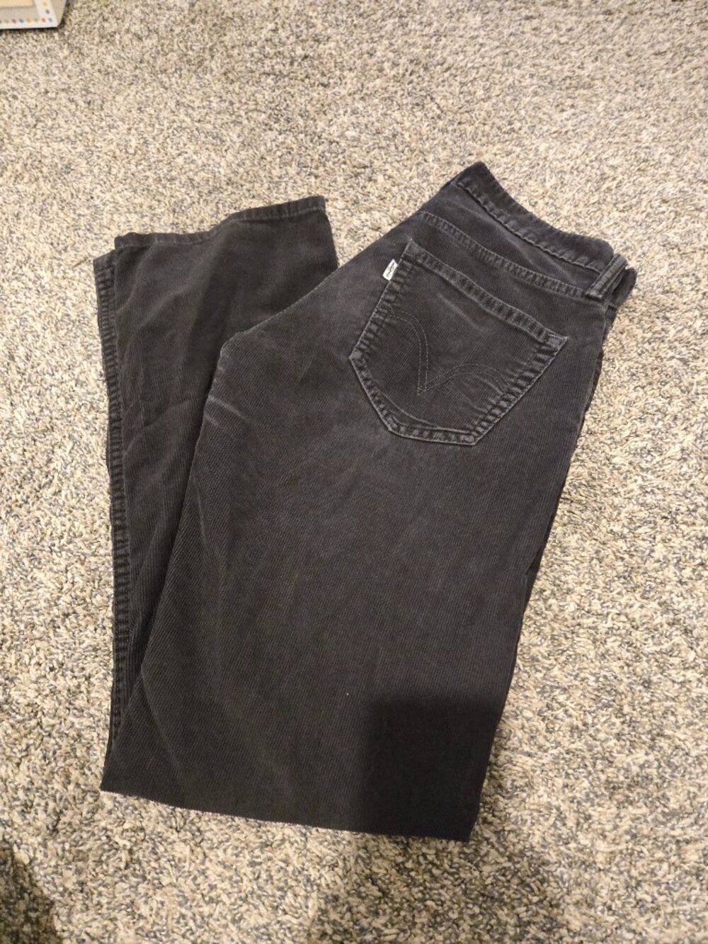 Levi's 514 Slim Straight Corduroys Gray 31x30